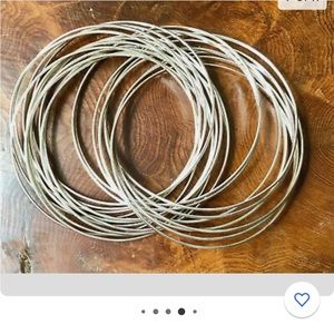 Silpada 21 Salute Interlocking Bangle 925 Sterling Silver Bracelet